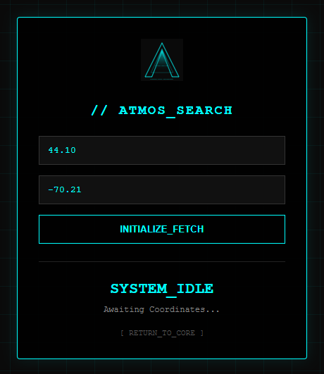 Atmos Weather Project